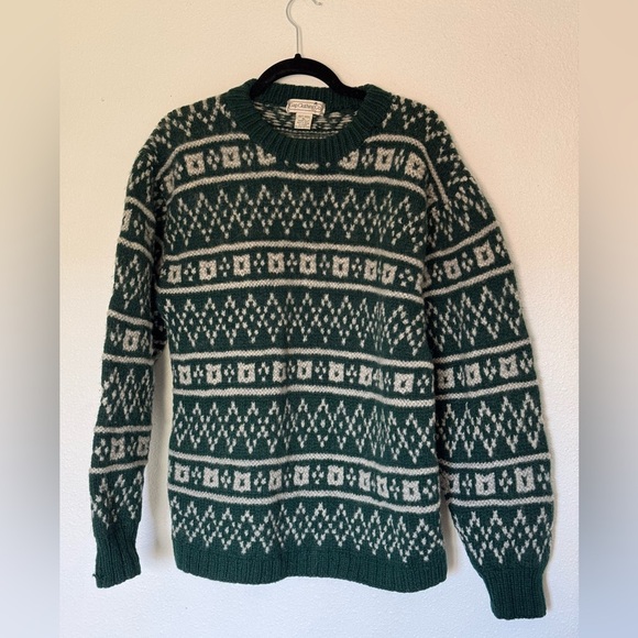 Vintage GAP CLOTHING CO. Old 80's 90's Sweater Knit Nordic Pattern All Over Wool - Picture 6 of 7